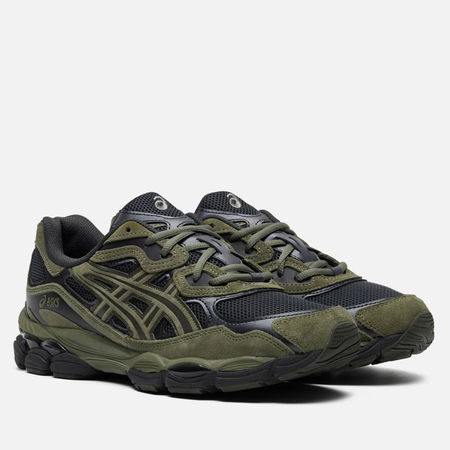фото Мужские кроссовки asics gel-nyc, цвет зелёный, размер 46 eu