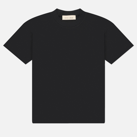 фото Женская футболка fear of god essentials signature classic, цвет чёрный, размер l
