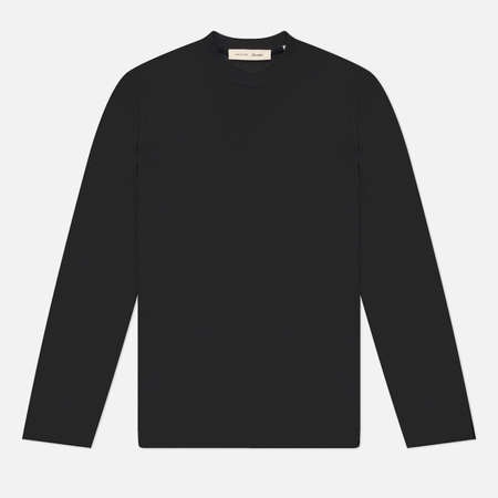 фото Женский лонгслив fear of god essentials signature classic, цвет чёрный, размер s