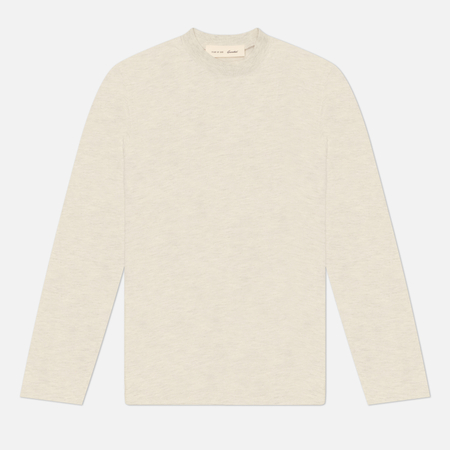 фото Женский лонгслив fear of god essentials signature classic, цвет бежевый, размер s