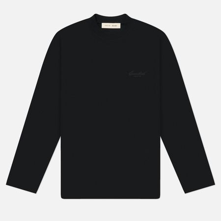 фото Женский лонгслив fear of god essentials classic, цвет чёрный, размер s