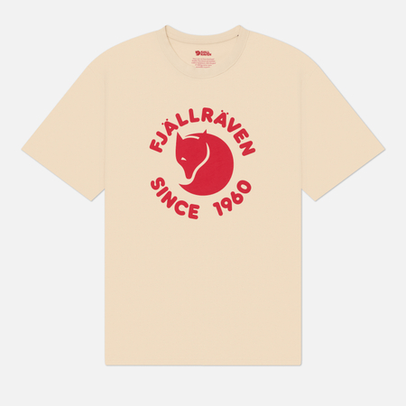 фото Мужская футболка fjallraven fjallraven relaxed, цвет бежевый, размер m