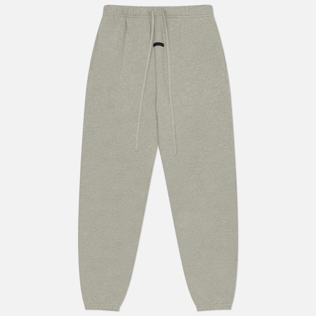 фото Мужские брюки fear of god essentials signature classic, цвет серый, размер xxl