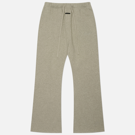фото Женские брюки fear of god essentials signature classic fit flare, цвет серый, размер l