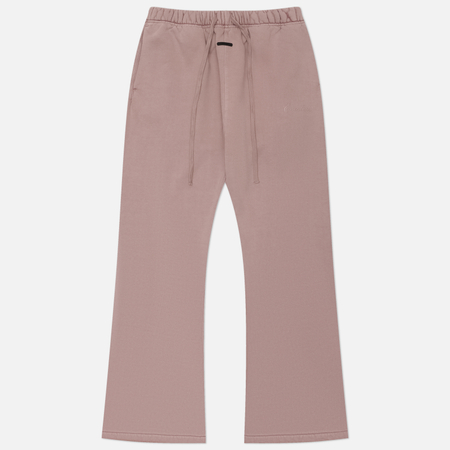 фото Женские брюки fear of god essentials signature classic fit flare, цвет розовый, размер s