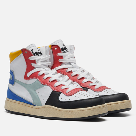 фото Кроссовки diadora heritage mi basket used, цвет белый, размер 44 eu