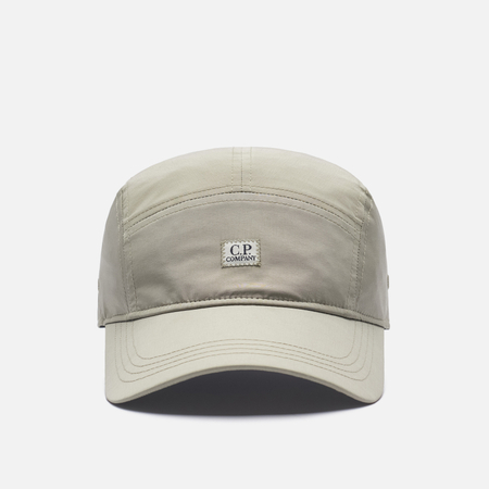 фото Кепка c.p. company chrome-r panelled, цвет оливковый