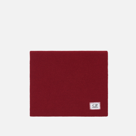 фото Шарф c.p. company re-wool, цвет красный