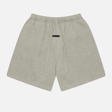 фото Мужские шорты fear of god essentials signature classic, цвет серый, размер s