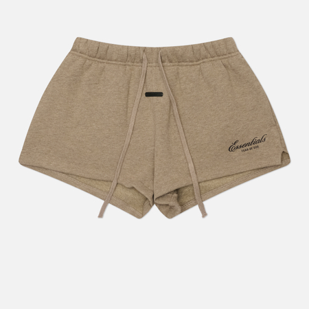 фото Женские шорты fear of god essentials running, цвет бежевый, размер l