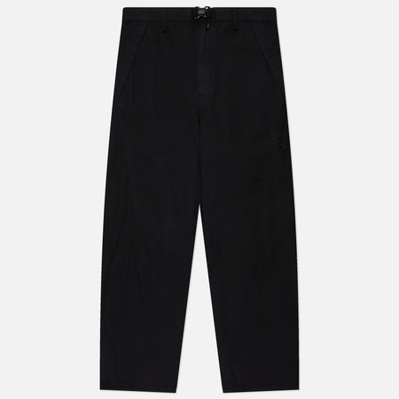 фото Мужские брюки c.p. company micro reps loose utility, цвет чёрный, размер 46