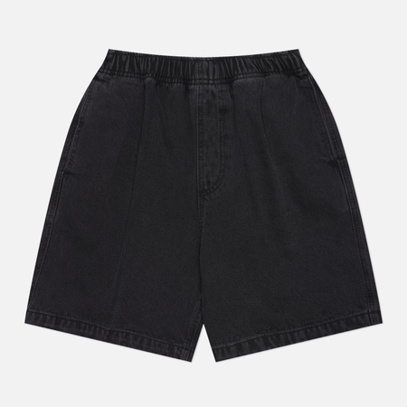 фото Мужские шорты obey easy denim, цвет чёрный, размер l