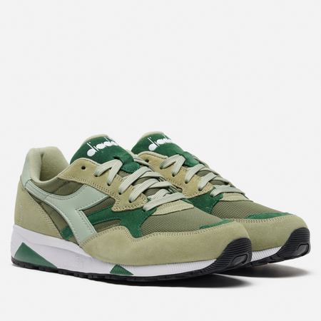 фото Мужские кроссовки diadora n.902, цвет оливковый, размер 40.5 eu