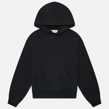 фото Женская толстовка fear of god essentials classic hoodie, цвет чёрный, размер m