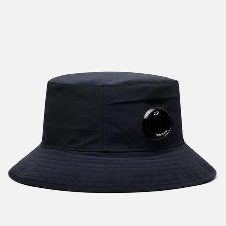 фото Панама c.p. company chrome-r lens bucket, цвет синий, размер l