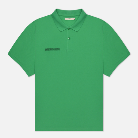 фото Мужское поло pangaia organic cotton pique, цвет зелёный, размер xs