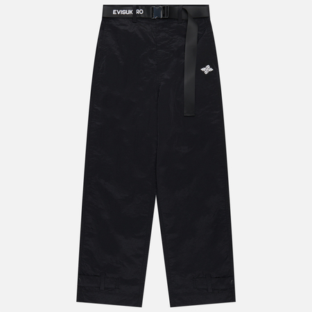 фото Женские брюки evisu evisukuro belt details tapered, цвет чёрный, размер 26
