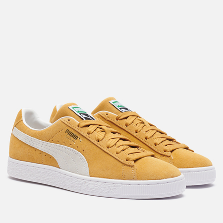 фото Кроссовки puma suede classic xxi, цвет жёлтый, размер 37.5 eu