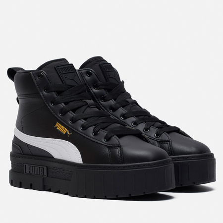 фото Женские кроссовки puma mayze mid, цвет чёрный, размер 36 eu