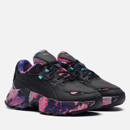 фото Женские кроссовки puma orkid floral, цвет чёрный, размер 35.5 eu
