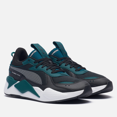 фото Мужские кроссовки puma rs-x geek, цвет чёрный, размер 40.5 eu