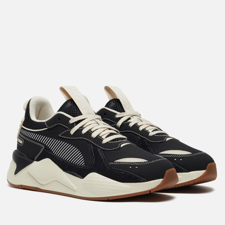 фото Мужские кроссовки puma rs-x suede, цвет чёрный, размер 40.5 eu