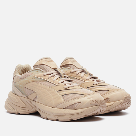фото Мужские кроссовки puma velophasis premium, цвет бежевый, размер 40.5 eu