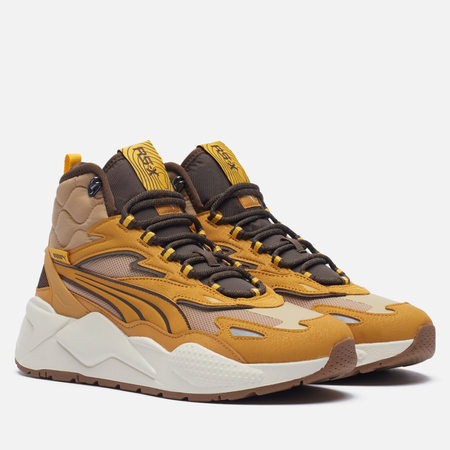 фото Мужские кроссовки puma rs-x hi, цвет жёлтый, размер 40.5 eu