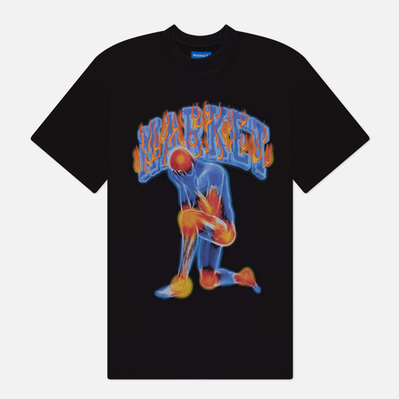 фото Мужская футболка market icy hot, цвет чёрный, размер s