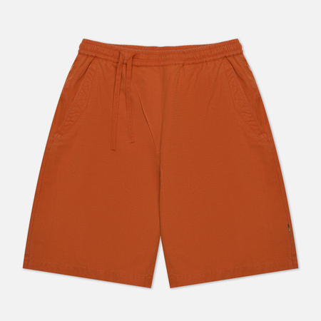 фото Мужские шорты maharishi maha loose asym track, цвет оранжевый, размер s