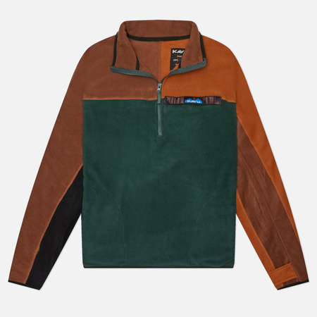 фото Мужская толстовка kavu winter throwshirt, цвет зелёный, размер m