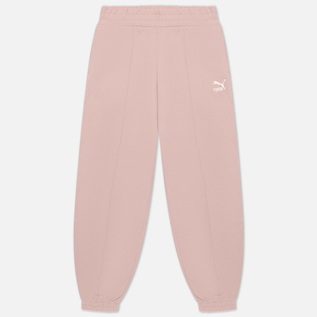 фото Женские брюки puma classics tr, цвет розовый, размер xs