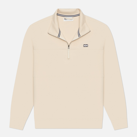 фото Мужская толстовка helly hansen koster 1/2 zip, цвет бежевый, размер s