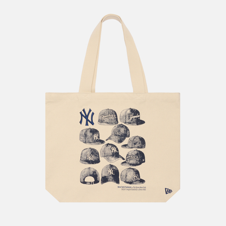 фото Сумка new era cap graphic heavy tote new york yankees, цвет бежевый