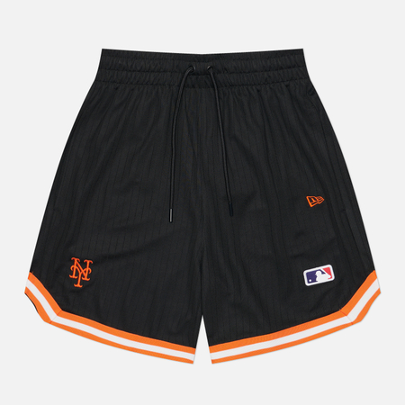 фото Мужские шорты new era mlb arch new york mets, цвет чёрный, размер l