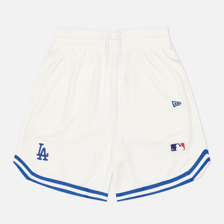 фото Мужские шорты new era mlb arch la dodgers, цвет белый, размер m