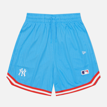 фото Мужские шорты new era mlb arch new york yankees, цвет голубой, размер l