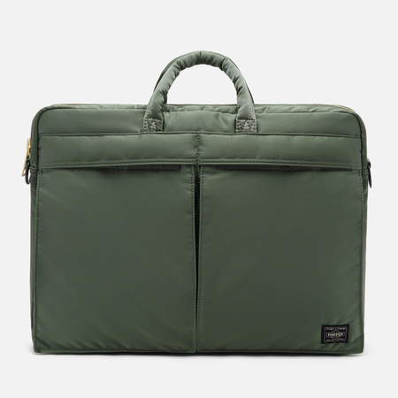 фото Сумка porter-yoshida & co tanker 2-way briefcase, цвет зелёный porter-yoshida and co
