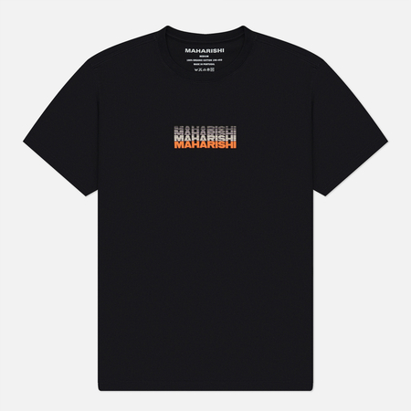 фото Мужская футболка maharishi pax cultura print, цвет чёрный, размер xl