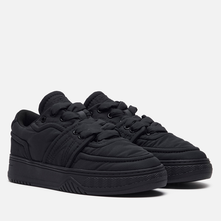 фото Женские кроссовки lacoste l001 padded textile, цвет чёрный, размер 36 eu