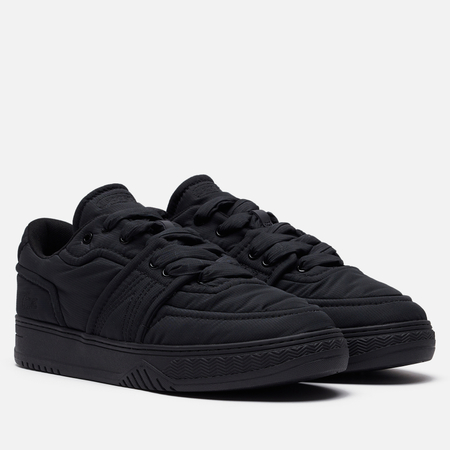 фото Мужские кроссовки lacoste l001 padded textile, цвет чёрный, размер 44.5 eu
