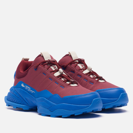 фото Мужские кроссовки lacoste l-guard breaker ct textile, цвет бордовый, размер 40.5 eu
