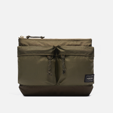 фото Сумка porter-yoshida & co force shoulder, цвет оливковый porter-yoshida and co