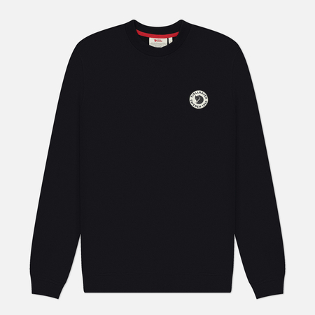 фото Мужская толстовка fjallraven 1960 logo badge, цвет чёрный, размер m