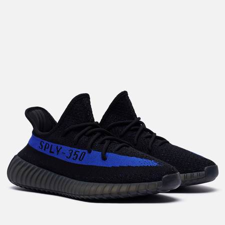 фото Кроссовки adidas originals yeezy boost 350 v2, цвет чёрный, размер 44.5 eu