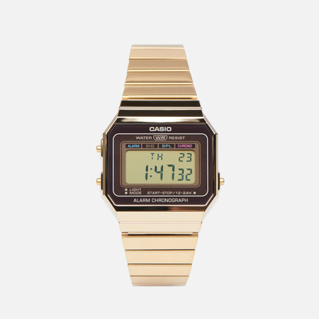 фото Наручные часы casio vintage a700wg-9a, цвет золотой