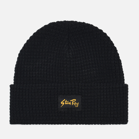 фото Шапка stan ray waffle knit, цвет чёрный
