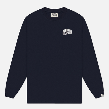 фото Мужской лонгслив billionaire boys club small arch logo classics, цвет синий, размер l