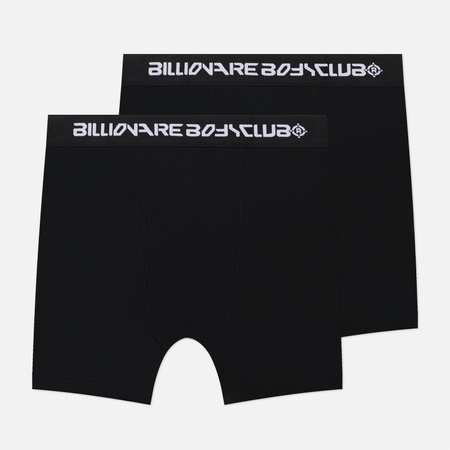 фото Комплект мужских трусов billionaire boys club digi logo boxer shorts 2-pack, цвет чёрный, размер m