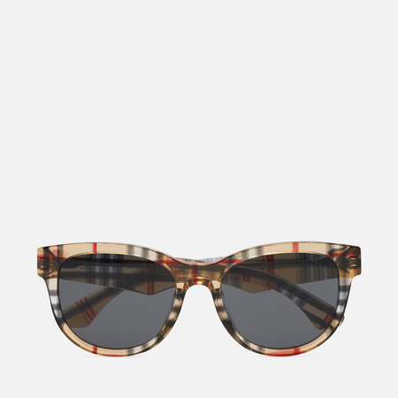 фото Солнцезащитные очки burberry be4432u, цвет бежевый, размер 54mm